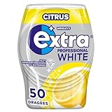 Extra Professional White Kaugummi, Citrus, 50 Dragees
