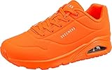 Skechers Damen UNO Sneaker, Orange, 41 EU
