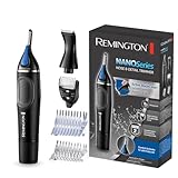 Remington Multi- Haarschneidemaschine [Nasenhaartrimmer, Ohrenhaartrimmer, Augenbrauenrasierer, Barttrimmer] inkl. 2 Aufsteckkämme, 1-5 mm Detailtrimmer, NE3870