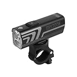 Beeptrum 1200 Lumen Fahrradlampe Vorne, 4-Lichtmodi 4500mah, mit Fahrrad Rücklicht,USB C wiederaufladbar, für Erwachsene Straße, MTB Off-Road Radfahren Pendeln