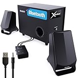 MAJORITY DX30 PC Lautsprecher | Bluetooth Lautsprecher für PC | 80W 2.1 Stereo Aktiv PC Boxen mit Subwoofer | USB Computer Speaker for Gaming | Desktop-Steuerung & Benutzerdefinierte EQ-Einstellungen