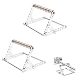 2 pcs Verstellbarer Stützrahmen Für Schneidemaschinen, Doppellager Faltbares Design Höhenverstellbar Von 25-135 mm Materialstützrahmen, Geeignet Zum Schneiden Von Holz, Metall, Stein