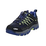 CMP Kids Rigel Low Shoe Wp Trekking-Schuhe, B.Blue-Electric, 34 EU