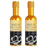 Katalysatorreiniger, entfernt Kohlenstoffablagerungen, reduziert Emissionen und Gerüche, Kraftstoff- und Abgassystemreiniger für Benzin- und Dieselfahrzeuge