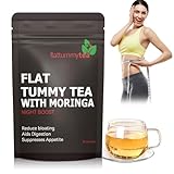 Moringa Tee, 28PCS Tee Zum Abnehmen, Moringa Beutel, Detox Cleanse Weight Loss Tea, Natural Diet Slim Teepakete, Sanfte Entgiftung und Reinigung zur Gewichtsreduktion und zum Abbau von Bauchfett