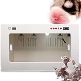 RETRIN Intelligenter Welpen-Inkubator Mit Konstanter Temperatur,Heizung Brutkasten Mit Echtzeit-Temperatur/Luftfeuchtigkeitsanzeige Für Neugeborene Hunde,Katzen Und Kleintiere 80 * 50 * 50cm