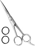 Utopia Care 5,5 zoll Edelstahl Haarschere Friseurschere - Professionelle Haar- und Bartschere - Professionelle Friseurschere - Scharf, Langlebig (Silber)