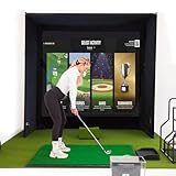 GolfBays SIMBOX Golfsimulator-Gehäuse – Premium Golf zu Hause, einfache Einrichtung, verschiedene Größen, Stoff mit robustem Rahmen und Schlagschutz
