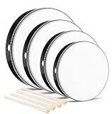 4-teilig handtrommel mit schlägel,handtrommel percussion,tamburin trommel,tamburin holz,tambourin percussion,trommel mit schlägel