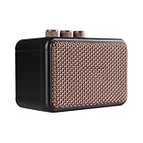 Mini-Gitarrenverstärker, Tragbarer E -Gitarren -Verstärker mit Reverb 2 -Modus Kleiner 5-W-Gitarrenverstärker-Verstärker Aufladbarer tragbarer Übungsverstärker für Heimübungen und Musikparty