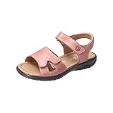 RICOSTA Mädchen Riemchensandalen MONI, Weite: Mittel (WMS), leger sandalette sommerschuh sommersandale bequem flach kinder kids,rose,31 EU / 12 Child UK