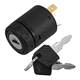 Healeved Zündschalter mit Schlüssel für Elektrostapler und Elektrofahrzeuge Langlebiger Startschalter Kompatibel mit Lind Linde Gabelstapler Ersatz Zündung für Seniorenroller und Traktor