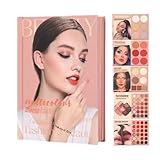 Bunte Lidschatten | Lidschatten und Blush Palette mit 67 Farben, farbige Kosmetik mit reichen Farbtönen für Erwachsene Künstler Familien Freunde Paare