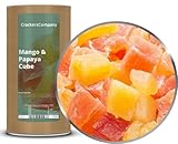Mango-Papaya-Würfel 700 g – Mango & Papaya getrocknet und kandiert von CrackersCompany