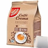 usy Bundle für Gut&Günstig Kaffeepads Caffe Crema 40er (280g Packung) + usy Block