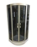 Dusche Duschkabine Duschtempel Duschabtrennung Eckdusche Chromotherapy Virginia Duschabtrennung massage cm 100 x 100 !Garantie 2 Jahr