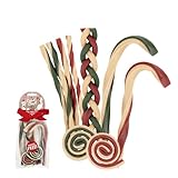 Rosewood Cupid & Comet Hundeleckerlis 280g – Ohne Rohleder, mit echtem Huhn und Süßkartoffel – Sicherer, gesunder Weihnachtssnack für Hunde – Geschenkidee für Weihnachten oder besondere Anlässe