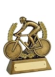 Cycling Trophy - Bicycle Racing, Individual & Team Race Persuit, Keirin, Sprint, Road Cycling, Mountain Biking, Cycle Touring, BMX Racing & Freestyle, Gold Medal Award Winner Champion Gift