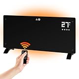 Citybee Konvektor Heizung Elektrisch Elektroheizung - 2500W Freistehend Energiesparend Heizkörper mit Thermostat & Fernbedienung Touch-Display Timer Überhitzungsschutz - 2 Jahre Garantie
