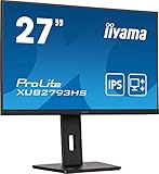iiyama Prolite XUB2793HS-B7 68,6cm 27' IPS LED-Monitor Full-HD 100Hz HDMI DP Höhenverstellung Pivot Adaptive Sync schwarz