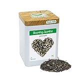 TeaLaVie - zarter Jasmintee mit Blüten 4-fach aromatisiert (100g) Blooming Jasmine - Grüntee lose Blätter aromatisiert China
