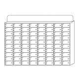 Acryl-Wand-Aufbewahrungsschrank mit Schloss, weiß, Schreibtisch-Handy-Aufbewahrungsbox, verdicktes Design, ideal zum Organisieren und Sichern von Handys, Größe 80.