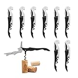 Ferizzia 8 Stück Bierflaschenöffner, Kellnermesser, Flaschenöffner, Kellner Korkenzieher für Wein und Bier, Weinöffner für Picknicks im Freien, Camping und Partys