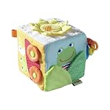 HABA Baby Spielwürfel Zauberfrosch - Baby Spielzeug ab 6 Monaten, Motorikwürfel, Motorikspielzeug Baby - 301859