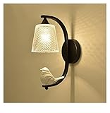 Vogel-Schlafzimmerlampen, Bettleuchten, kompatibel mit postmoderner Innenbeleuchtung für Zuhause, Wohnzimmer, Deko, Flur, Wandleuchte, Kronleuchterlampen
