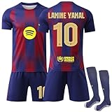 Generisch 25/26 New Season Trikot Nr.10 Fussball Erwachsene/Kinder Heim/Auswärtstrikot Fußballtrikots Trainingsanzug Shorts Socken