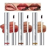 Abnehmbares Lip Liner Set 3 Farben Peel lip liner Longwear und Pigmentierte Lip Pencil Peel Off Lip Stain