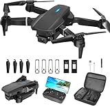 Drohne mit Kamera HD 1080P,Faltbare Drohne Lange Flugzeit,RC Quadcopter mit Tasche,3D Flip,One Key Start/Landen,Headless Mode,Flugbahnflug,Mini Drone Geschenk für Anfänger Kinder,mit 2 Batterien JUD