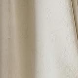 Dsnyu Curtains for Bedroom, Gardine Küchenfenster Beige Volltonfarbe Polyester Vorhänge für Schlafzimmer Wohnzimmer 2er Set 102x244cm BxH