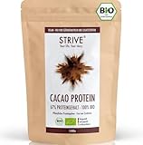 BIO CACAO PROTEIN | Vegan | 100% BIO | 1000g Natur Eiweiß mit zertifiziertem Bio Kakao | Ohne Süßungsmittel & Aromen | Ohne Soja & Gluten | Mehrkomponenten 4K | Made in Germany DE-ÖKO-039