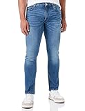 s.Oliver Herren Lang, Jeans Hose lang Slim Fit, Blau, 34W / 34L EU