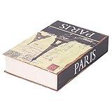 Innovativer Safe mit Schlüsseln, buchförmiger Schließkasten zur Aufbewahrung von Bargeld, simuliertes Buchdesign zum Verbergen, kompakter Sicherheitsschließkasten für Wertsachen,