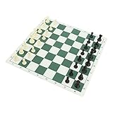 Fafeicy Schach -Set, Rechte Größe Plastik Schachbrett Set Weder Resistant Professionell Non.