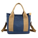 Damen Schultertasche Große Kapazität Canvas Tasche Lässige Handtasche Tasche Arbeitsklasse Handtasche Geldbörse Schlüsselanhänger Perlen Armreif Armband (Mintgrün, Einheitsgröße)