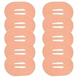 FRCOLOR 10st Festes Pflaster Zur Blutzuckermessung Anti-verschleiß-patch Am Oberschenkel Wasserfeste Klebepflaster Nagelsticker Für Gelpolitur Uv-gelstreifen Elastischer Stoff Khaki