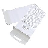 KOMBIUDA höhenmesslineal Haustierwaagen für Katzen digitaler Monitor Planke Maßband Babymesslatte werkzeug stitch kuscheltier praktisches Höhenlineal Lineal für Säuglingsgröße PVC Weiß