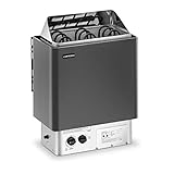 Uniprodo UNI_SAUNA_B4.5KW Saunaofen 4,5 kW 30 bis 110 °C inkl. Steuerung Überhitzungsschutz Zeitschaltuhr