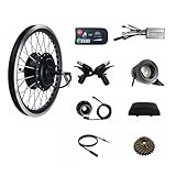 Fahrrad-Umbausatz Elektrofahrrad, Elektrofahrrad 250W 48V Brushless Motor Hinterrad Mehrere Größen