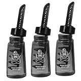 Alipis 3 Stück Teiliges Haargel Flaschen mit Breitem Zahnkamm Nachfüllbare Haarwachs Applikatorflaschen für Männer Praktische Styling Gel Behälter zur Gleichmäßigen Anwendung Zuhause