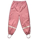 BMS Regenhose gefüttert | Schneehose | warme Bundhose Wistful Mauve 122