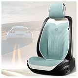 Fahrzeugsitzschoner Faltbare, Atmungsaktive Autositzbezüge, Schoner, allgemein, professionell, Fahrersitz, Kissenkissen, Auto Fahren, 1er Pack,TiffanyBlue