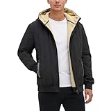 Generisch Thermojacke Damen Fleece Gefüttert Winterjacke Warm Winter Kapuzenjacke Zipper Kapuzenpullover Casual Sweatshirt mit Kapuze Teddyfleece Jacken Wintermantel