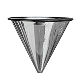 XUJIAN Permanenter Kaffeefilter, Permanentfilter, Filter oder Siebfilter aus Edelstahl