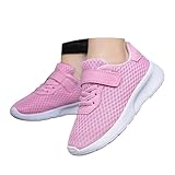 FGUUTYM Mädchen Jungen Sneakers Leichte Laufschuhe Atmungsaktive Mesh-Kindersportschuhe Bequeme Alltagsschuhe mit Fliegendem Gewebe Outdoor rutschfest Sportschuhe Freizeitschuhe Tennisschuhe