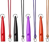 4 Stück Hundepfeife,Hundepfeife mit Pfeifenband,Hochwertige Hunde Pfeifen,Hund Training Ultraschall Pfeife Hochfrequenz Einstellbare Hunde Zubehör mit Lanyard Hunde Training Kit