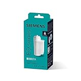 Siemens Brita Intenza Wasserfilter TZ70003 (Entkalkung, Reduziert geruchs und geschmacksstörende Stoffe, Für EQ.Serie, Supresso Reihe und Einbauvollautomaten), Weiß, 1 Stück (1er Pack)